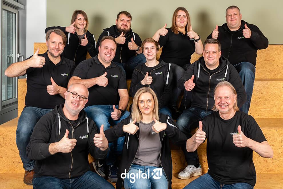 Das Team von digitalXL, eurem Xentral Servicepartner, steht für euch bereit