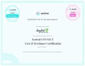 Das Team von digitalXL hat seine Expertise in Xentral Connect nun auch mit brandneuen Zertifizierungen offiziell bestätigt!
