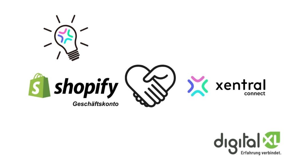 Xentral Wissensbrocken mit digitalXL - Thema heute: Shopify Geschäftskonto-Anbindung via Xentral Connect: So sicherst Du Dir den sauberen Datenfluss